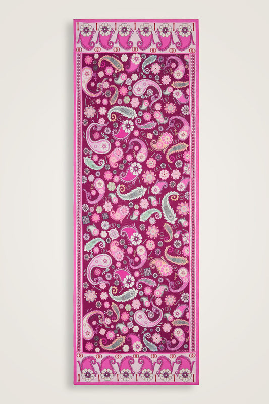 Lahor Pembe Yün Şal 70x210