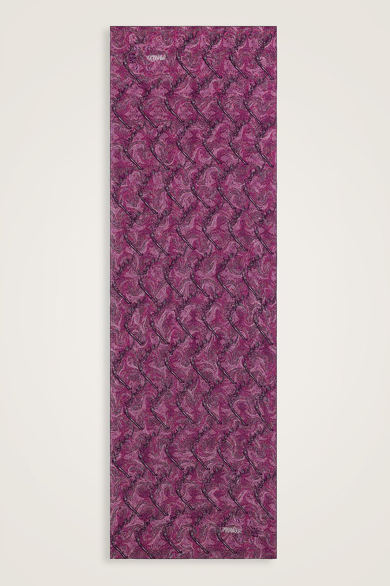 Alaz Atları Pembe Krep İpek Şal 70x210