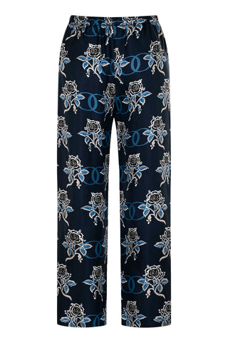 Aşk Petrol İpek Pijama Pantolon