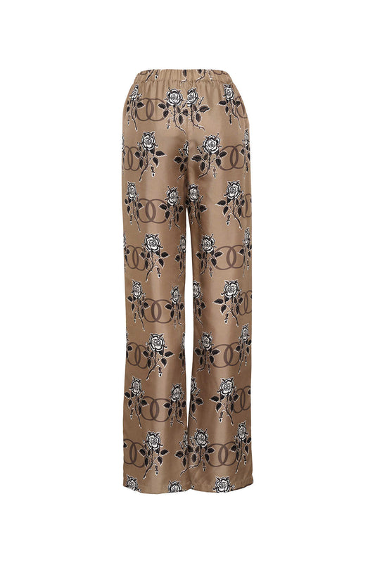 Aşk Vizon İpek Pijama Pantolon
