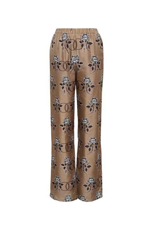Aşk Vizon İpek Pijama Pantolon