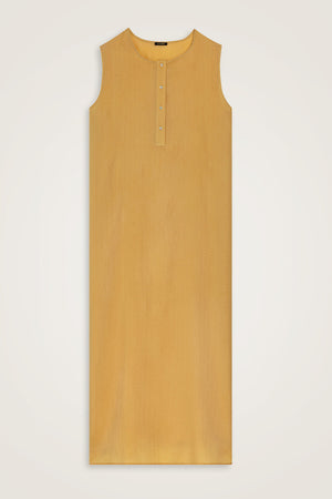 Journey to Love Naia Cotton Sleeveless Dress Mustard