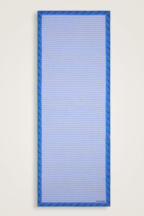 Wing of Love Silk Shawl Blue
