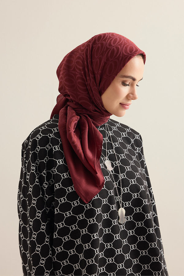 Bambunoor Burgundy Naia Scarf