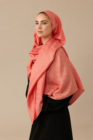 Bambunoor Flamingo Naia Pamuk Şal 70x210