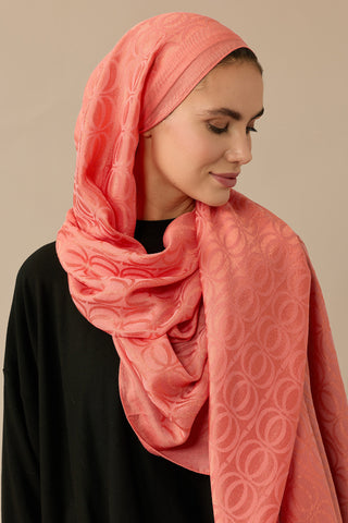 Bambunoor Flamingo Naia Pamuk Şal 70x210