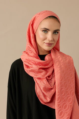 Bambunoor Flamingo Naia Pamuk Şal 70x210