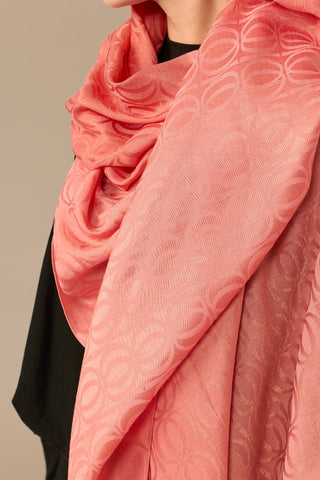 Bambunoor Flamingo Naia Pamuk Şal 70x210