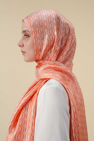 Bambunoor Somon Tivil İpek Şal 70x210