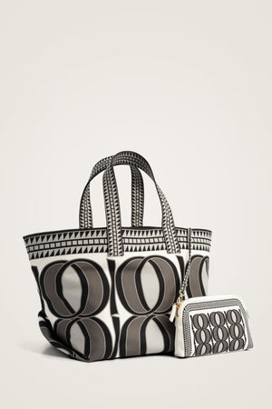 Large Bambunoor Gray Summer Bag