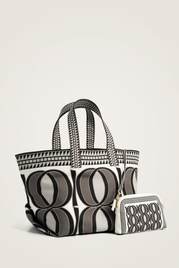 Large Bambunoor Gray Summer Bag