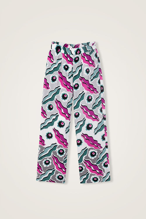 Children's Pink Fluffy Viscose Trousers