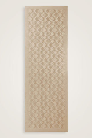 Dama Desen Antik Bej Naia Pamuk Şal 70x200