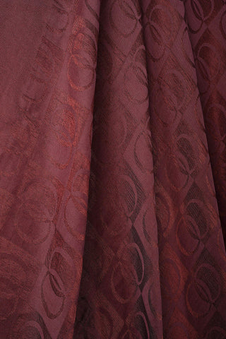 Dama Desen Bordo Naia Eşarp 95x95