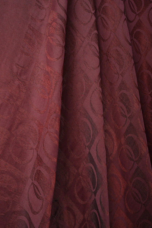 Dama Desen Bordo Naia Eşarp 95x95