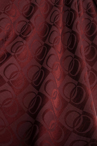 Dama Desen Bordo Naia Pamuk Şal 70x200