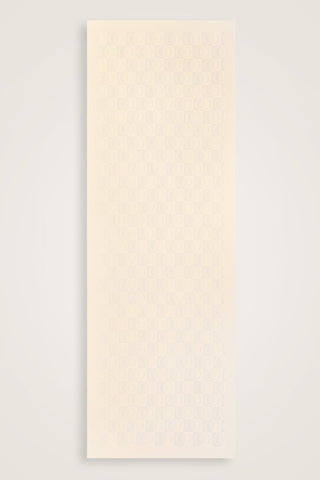 Dama Desen Ekru Naia Pamuk Şal 70x200