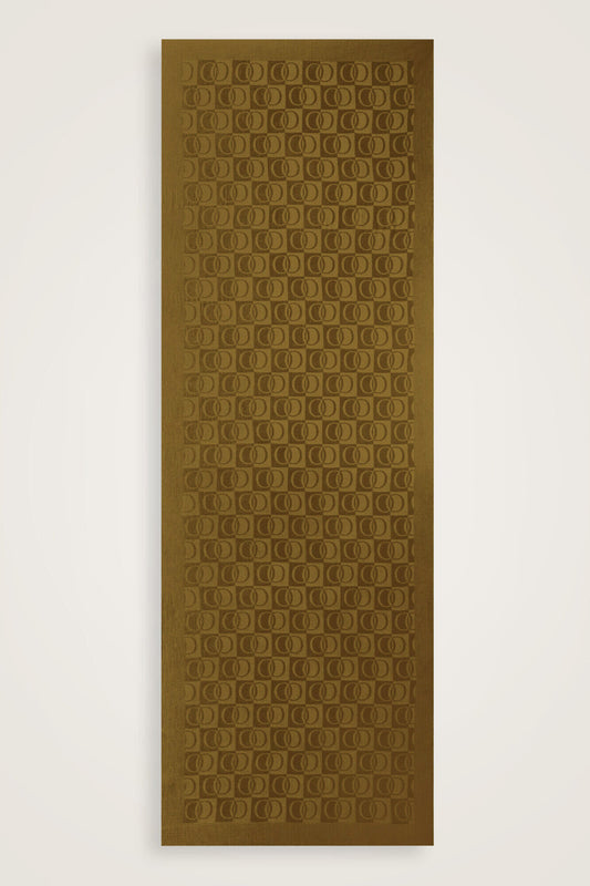 Dama Desen Haki Naia Pamuk Şal 70x200