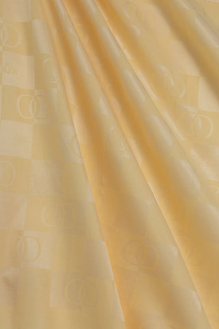 Dama Desen Limon Sarısı Pamuk İpek Şal 70x190