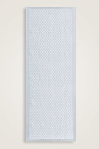 Dama Logo Gümüş Shiny Jakar Şal 70x190