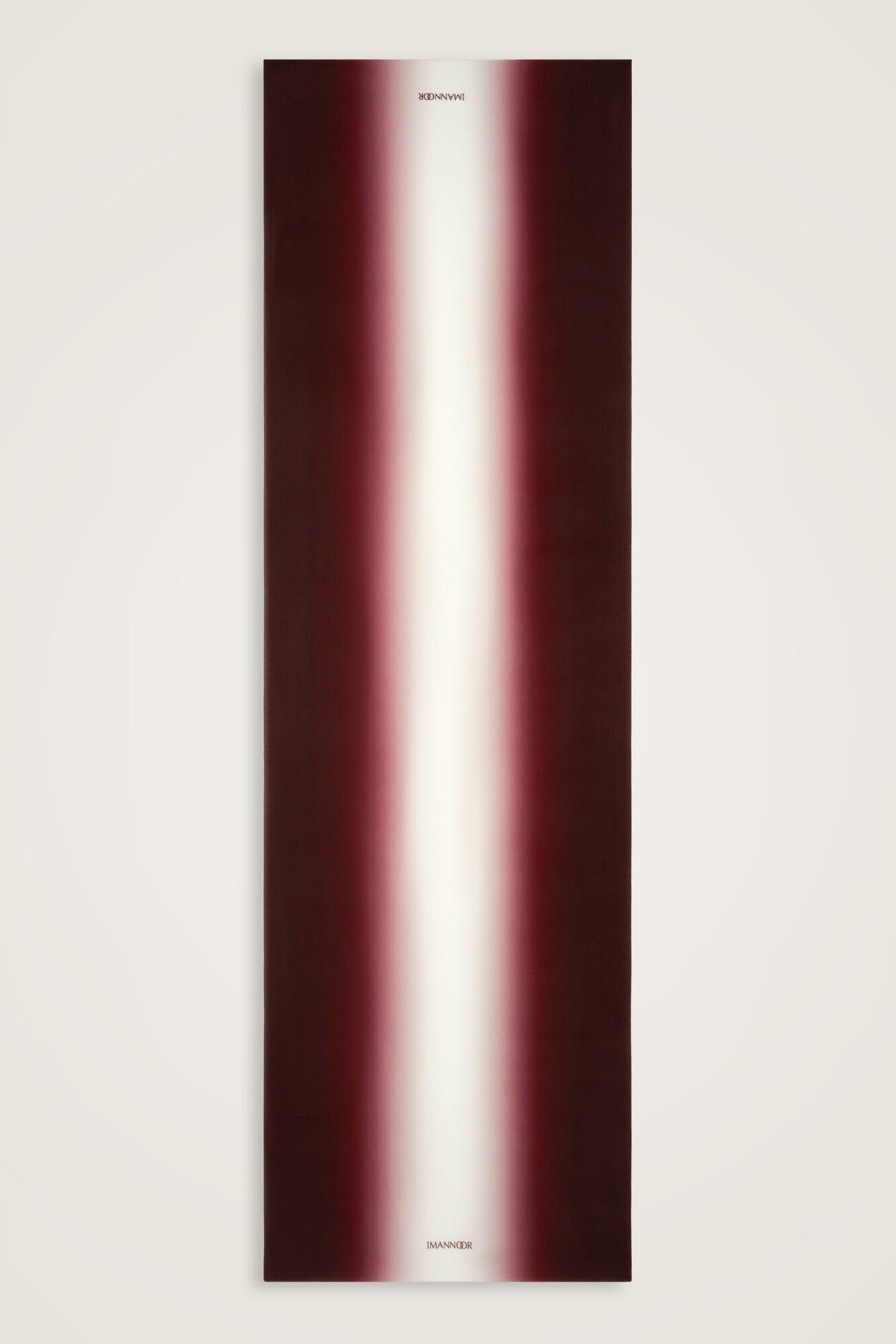 Degrade Bordo-Beyaz Krep İpek Şal 70x210