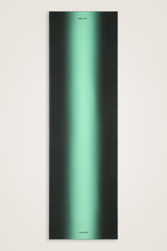 Degrade Petrol-Turkuaz Krep İpek Şal 70x210
