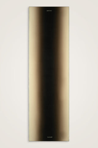 Degrade Siyah-Bej Krep İpek Şal 70x210