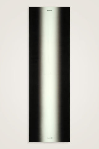 Degrade Siyah-Beyaz Krep İpek Şal 70x210