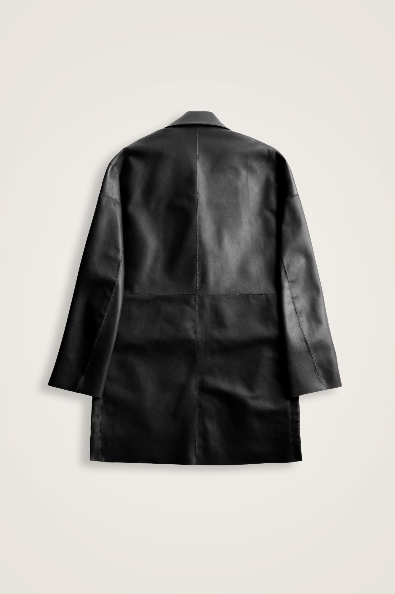 Deri Siyah Blazer Ceket