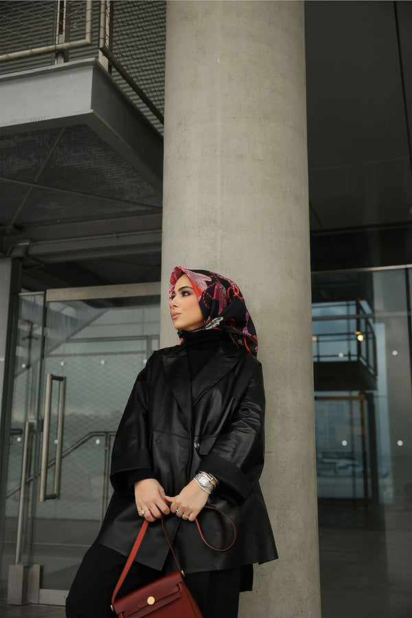 Leather Black Blazer Jacket
