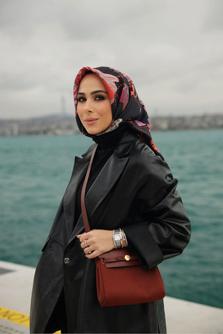 Deri Siyah Blazer Ceket