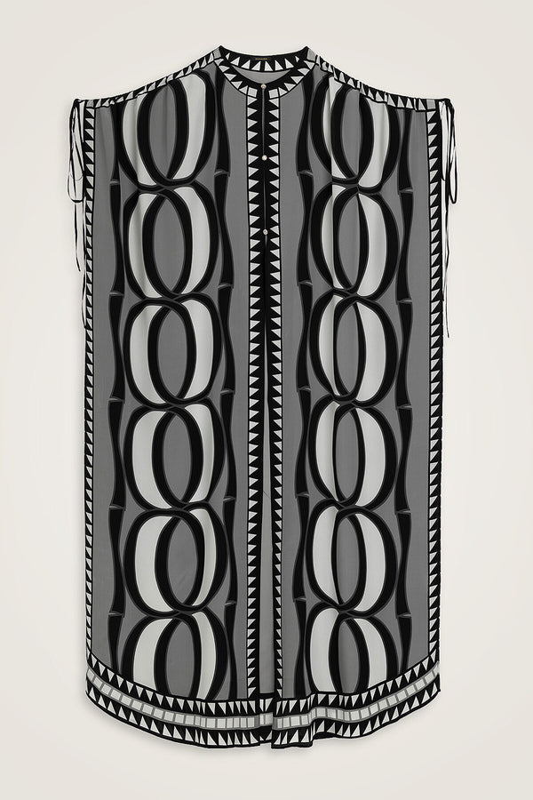 Giant Bambunoor Crepe Twill Silk Abaya