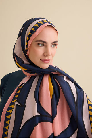 Dev Bambunoor Yavru Ağzı Pamuk İpek Şal 70x209