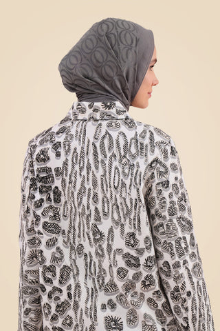 Doğunun Leoparı Beyaz Pamuk Ceket