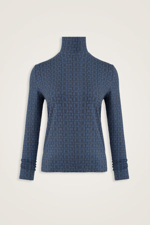 Woven Noor Indigo Short Supreme Blouse