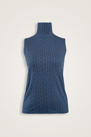 Woven Noor Indigo Supreme Sleeveless Blouse