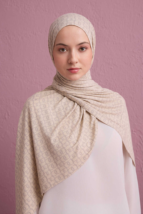 Woven Noor Cream Supreme Shawl