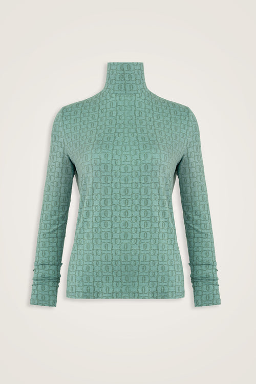 Woven Noor Mint Green Short Supreme Blouse