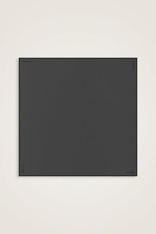Düz Renk Antrasit Krep İpek Eşarp 110x110