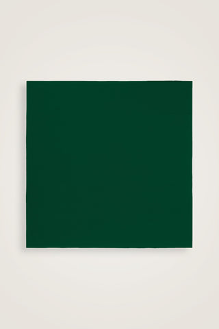 Düz Renk Haki-Zümrüt Çift Taraflı Mulberry İpek Eşarp 94x94