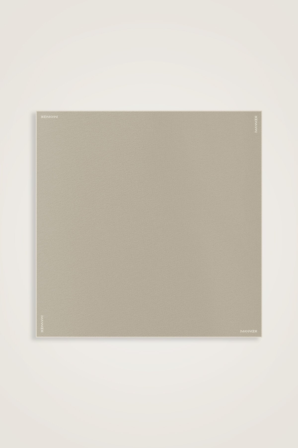 Düz Renk Vizon Krep İpek Eşarp 110x110