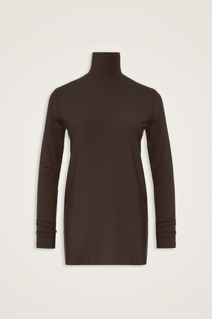 Solid Color Dark Brown Supreme Blouse