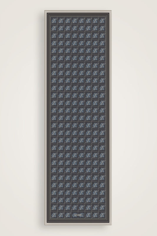 Esma Koleksiyonu [L] Gece Pamuk İpek Şal 70x200