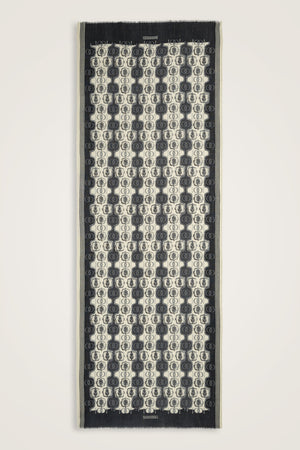 Girdap Anthracite Wool Shawl