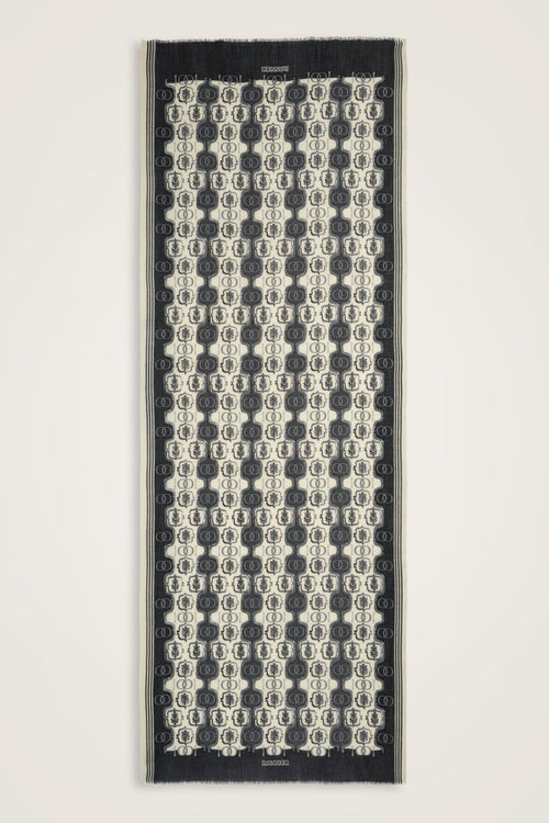 Girdap Anthracite Wool Shawl