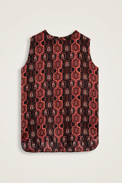 Girdap Burgundy Silk Undershirt