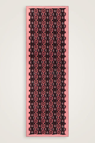 Girdap İpek Bordo Pijama Şalı 70x210