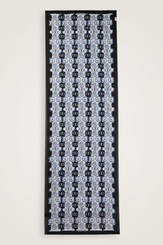 Girdap İpek Mavi Pijama Şalı 70x210