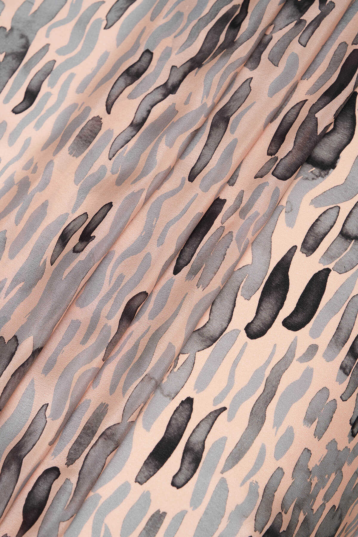 Göl Kenarı Somon Krep İpek Kaftan Şal 70x210