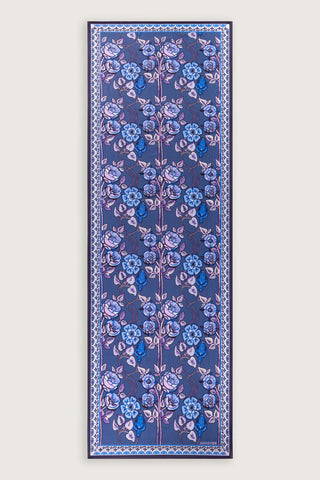 Gül Sarmaşık Leylak Floş Viskon Şal 70x210